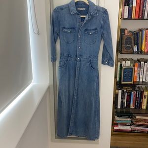 All Saints Denim Maxi